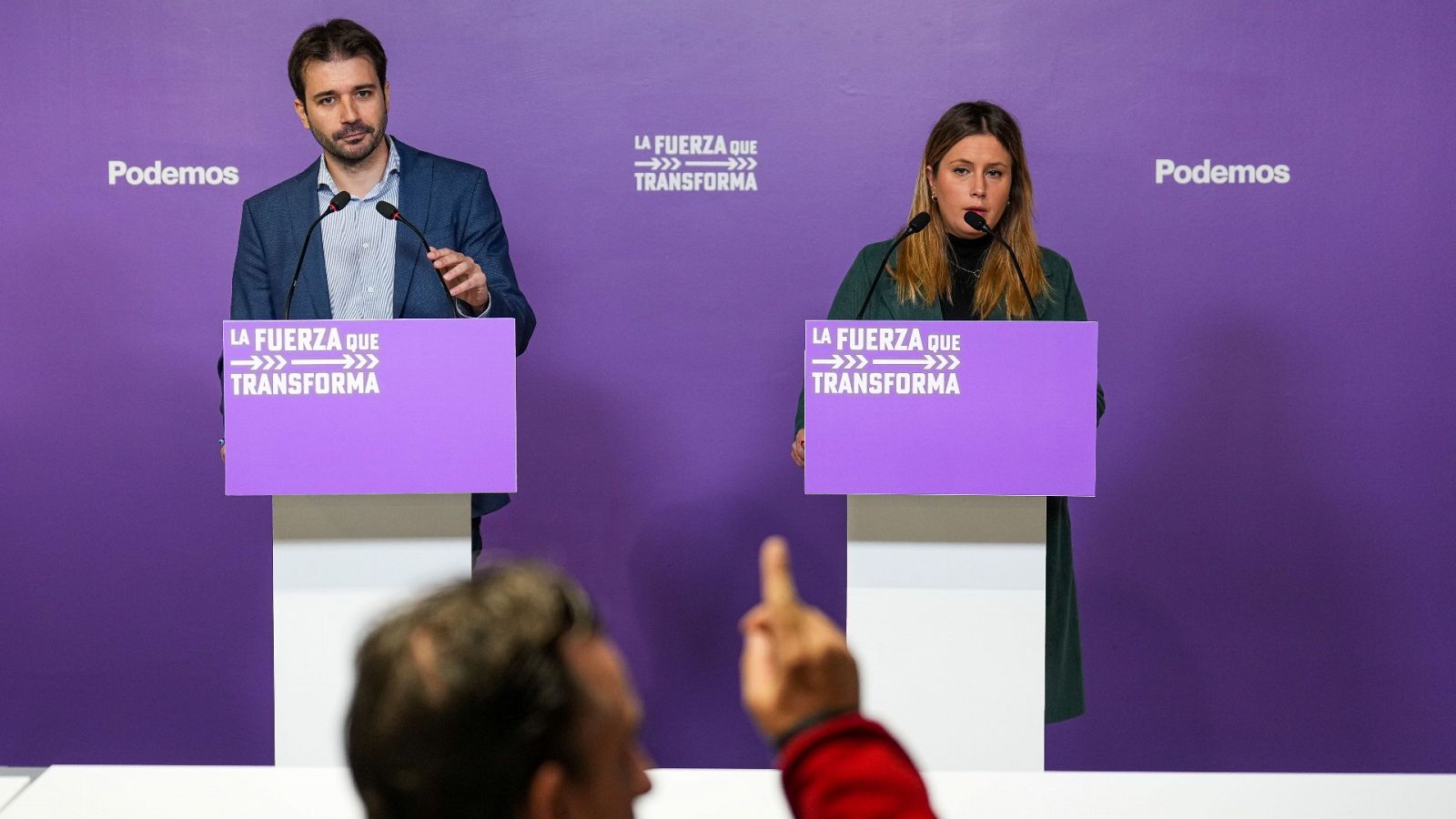 Podemos pide a Díaz que aclare si va a ser o no candidata a La Moncloa