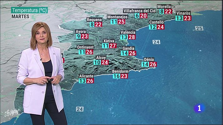 El tiempo en la Comunitat Valenciana - 07/11/22