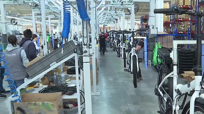 Telediario 2 - Portugal, líder en la fabricación de bicicletas