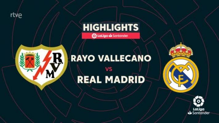 Resúmenes de LaLiga - Rayo - Real Madrid: resumen del partido. 13ª jornada de Liga