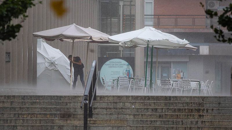 Lluvia fuerte en Galicia, sistema Central occidental y en Extremadura