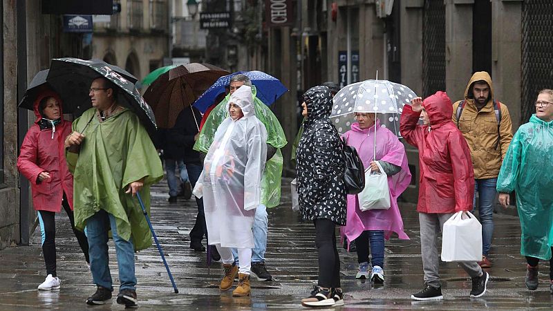 Lluvias y descenso de las temperaturas en gran parte de la península