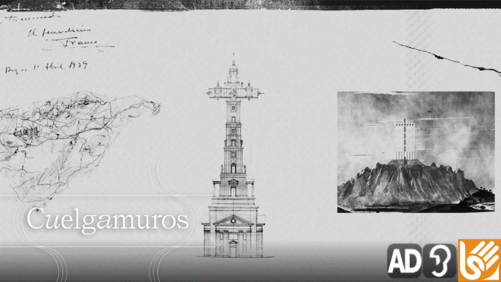 LAB RTVE: 3 CUELGAMUROS (accesibilidad LSE) [1957-1960] Fundación de la Santa Cruz del Valle de los Caídos y Basílica | RTVE Play