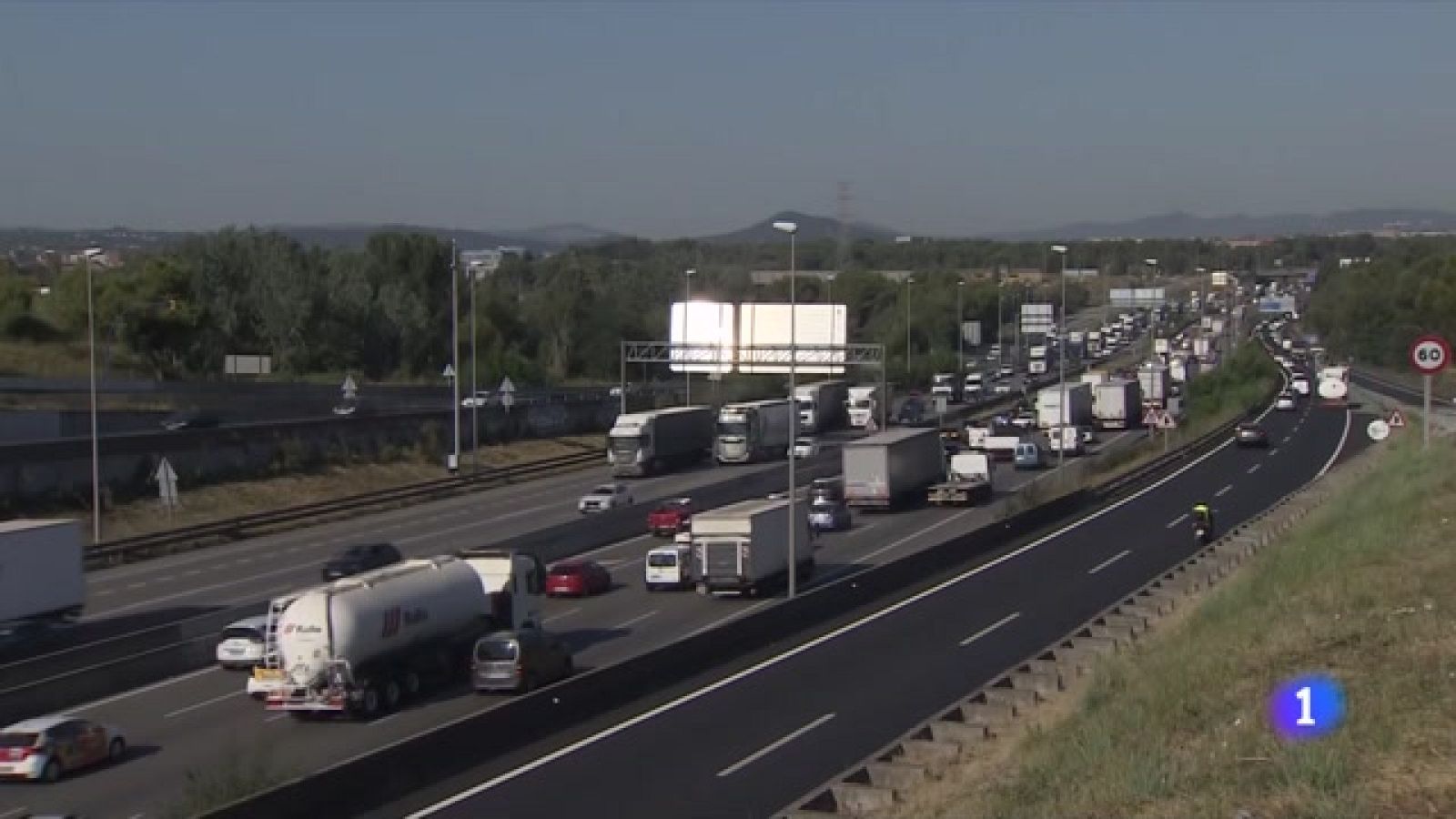Canvis de velocitat a l'AP-7: afectarà 83 quilòmetres repartits en quatre trams