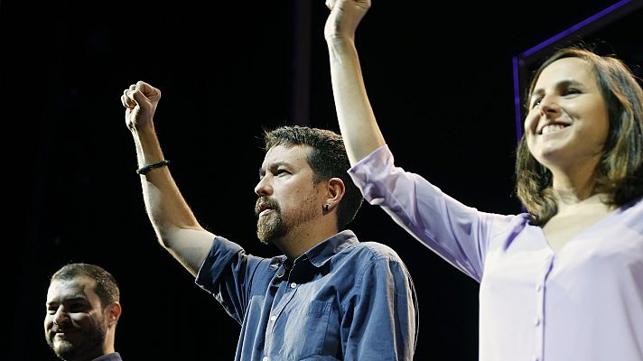 Telediario 1 - Crece la tensión entre Pablo Iglesias y Yolanda Díaz sobre la posible alianza entre Podemos y Sumar