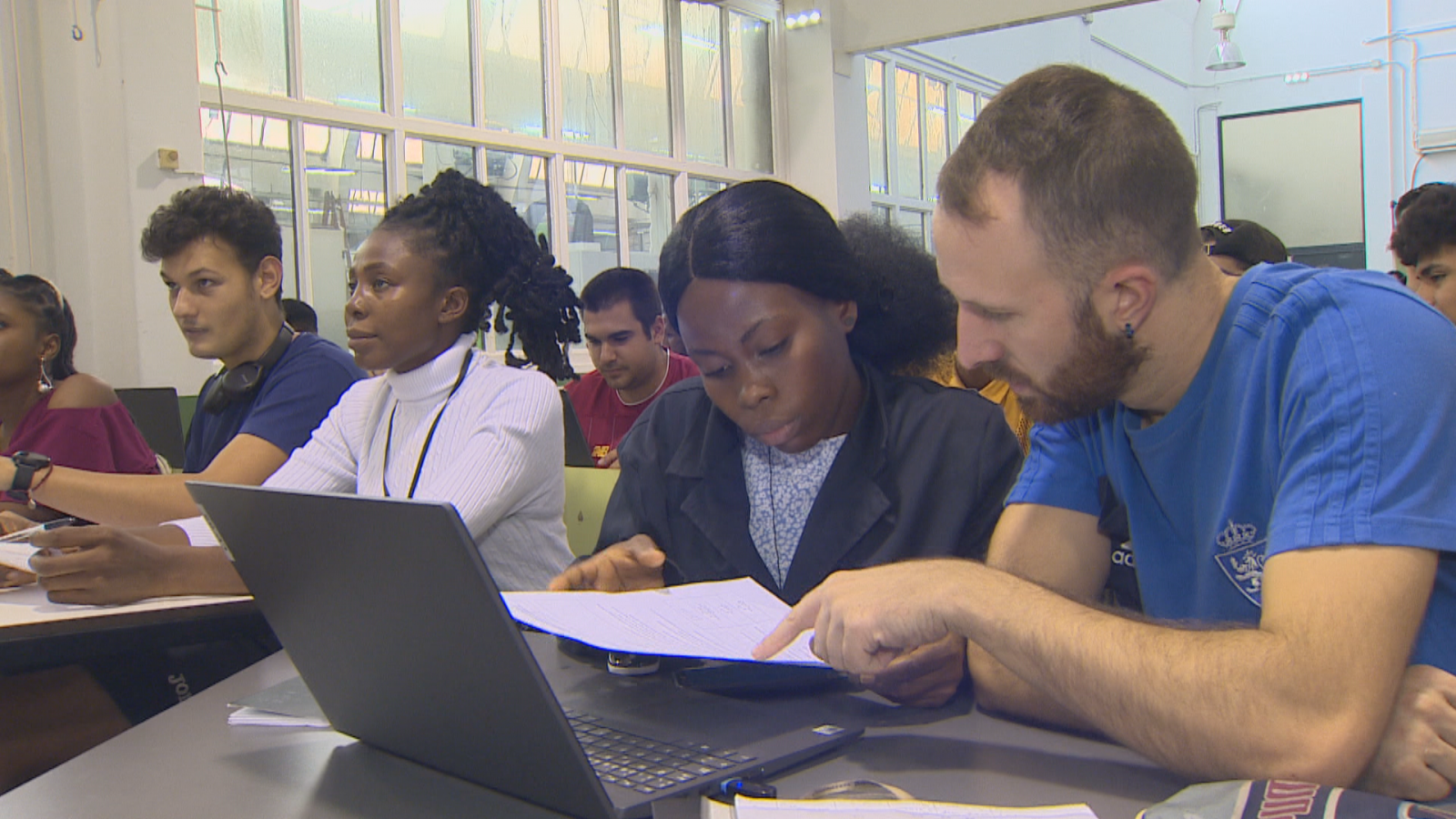 Primer intercambio de estudiantes africanos de FP en Aragón