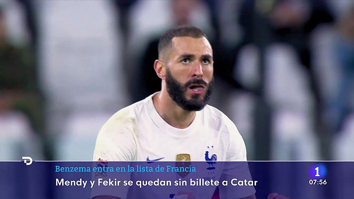 Benzema, Mbappé y Dembelé lideran la lista de Francia para el Mundial de Qatar