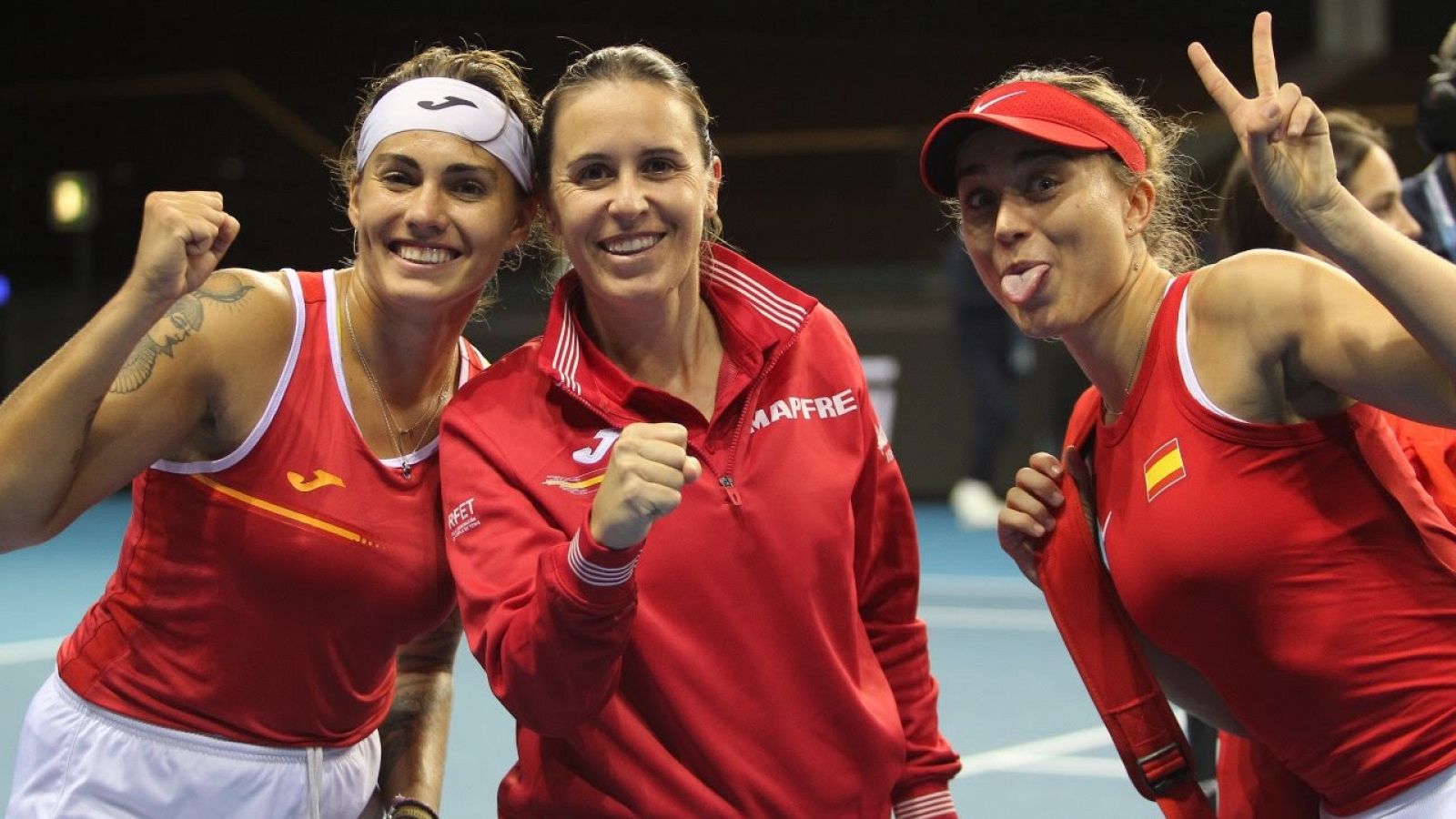 España logra un pleno de triunfos en la Billie Jean King Cup | Ver