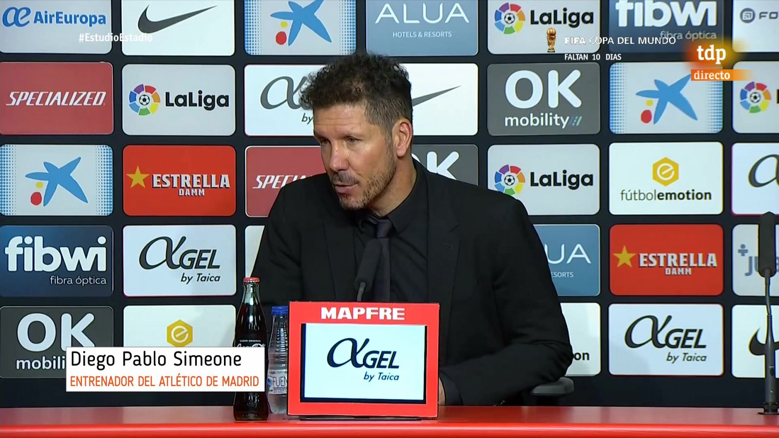 Simeone: "Esta derrota duele"