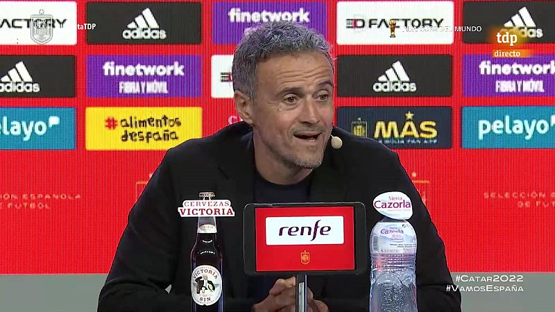 Rueda de prensa de Luis Enrique con la lista para Qatar 2022 | Ver