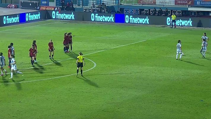 Encuentro amistoso selección femenina: España - Argentina