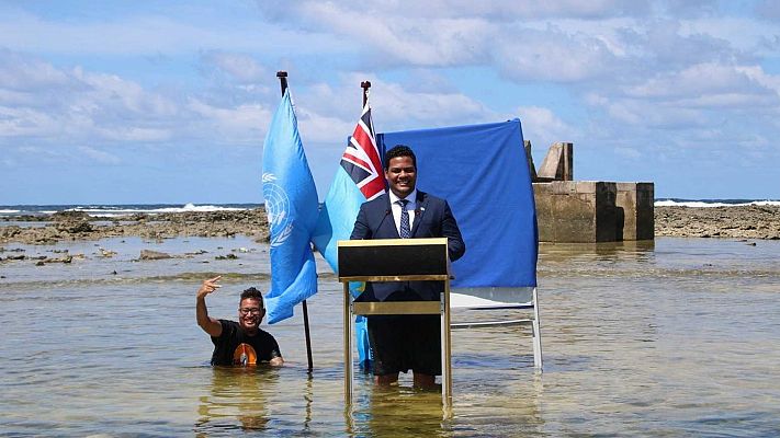 Telediario Fin de Semana - Países en peligro de extinción: reclaman acciones para evitar ser engullidos por el mar