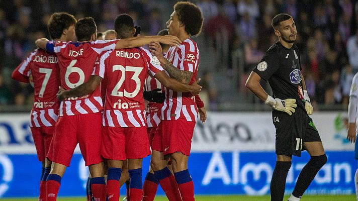 Resumen del Almazán 0-2 Atlético de Madrid, de Copa del Rey