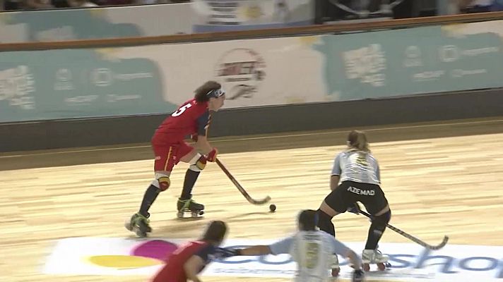 Hockey sobre patines - World Skates Games. Camp.Mundo femenino. Final: España - Arg