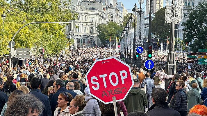 Informativo 24h - Manifestación en defensa de la sanidad pública en Madrid