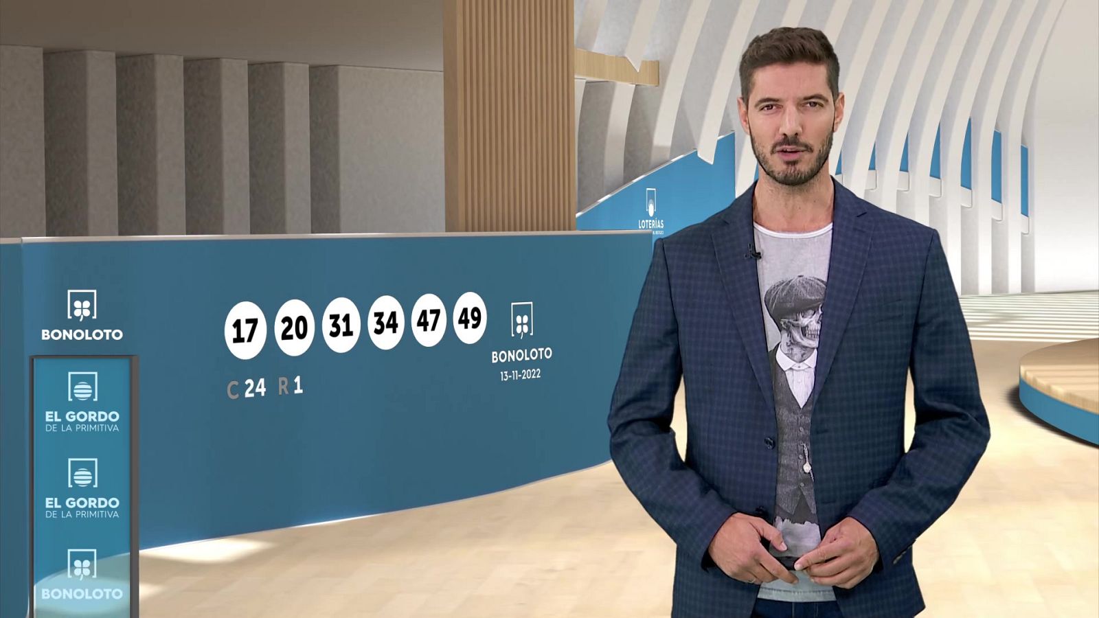 Sorteo de la Bonoloto y El Gordo de la Primitiva del 13/11/2022 - ver ahora