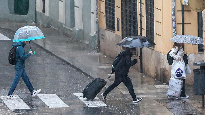 Lluvia en el área cantábrica y temperaturas en descenso