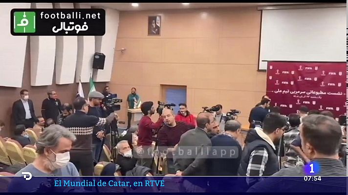 Telediario Matinal - Queiroz anuncia la lista de Irán, con Sardar Azmoun incluido, tras la presiones de la Federación