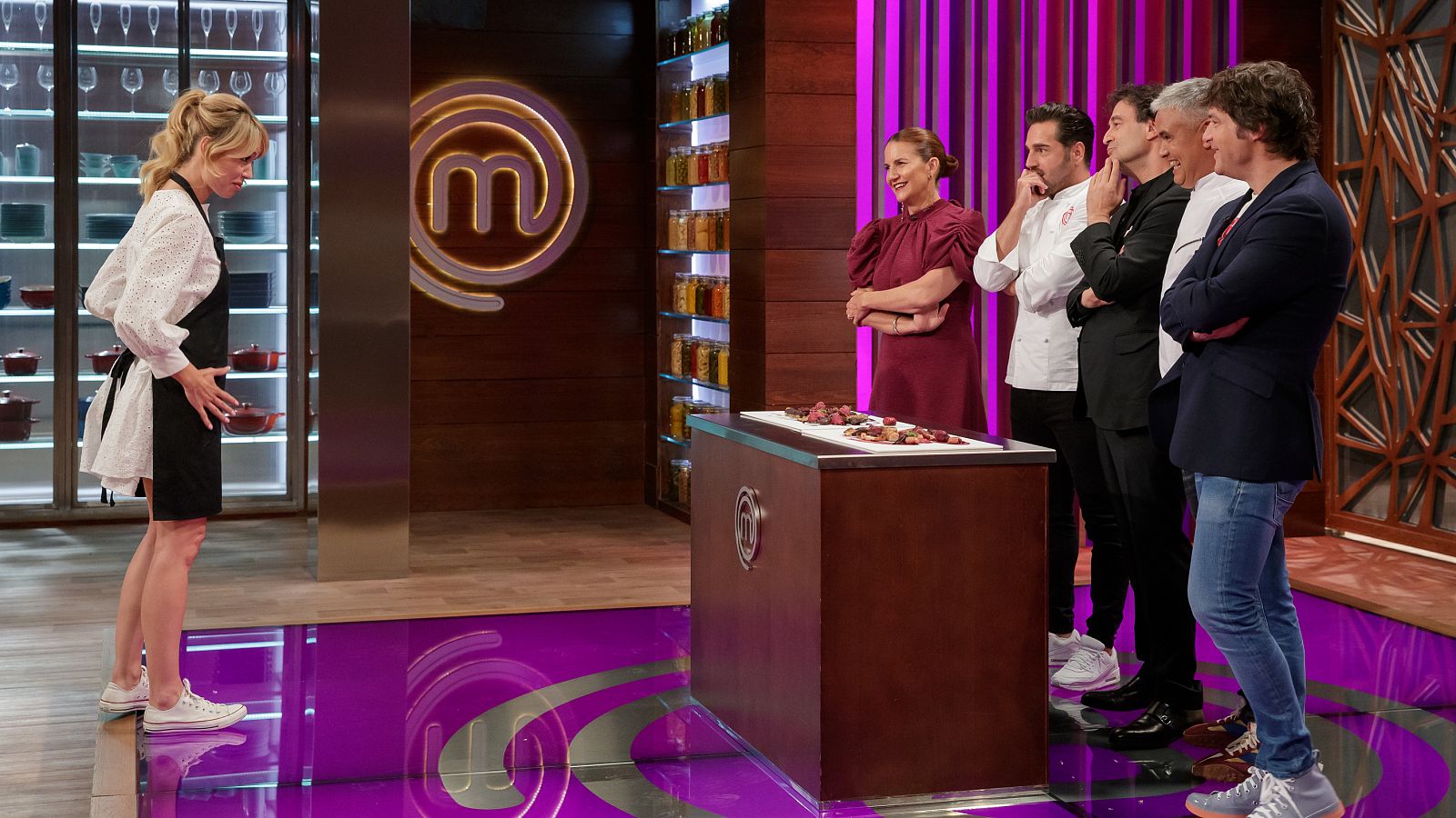 Patricia Conde imita al jurado de MasterChef