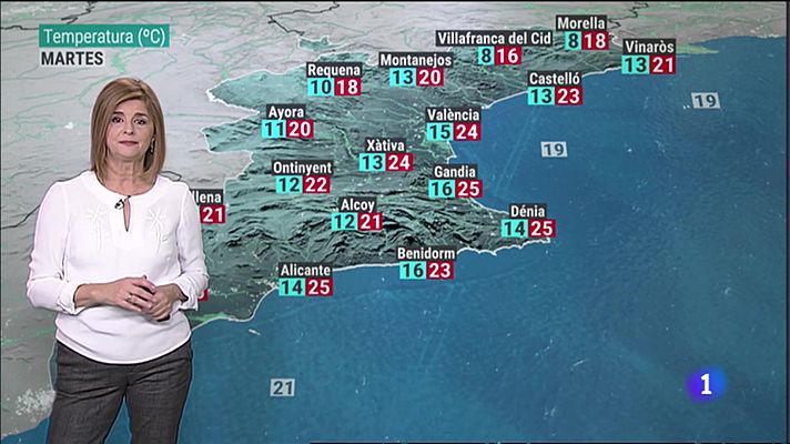 El tiempo en la Comunitat Valenciana - 14/11/22