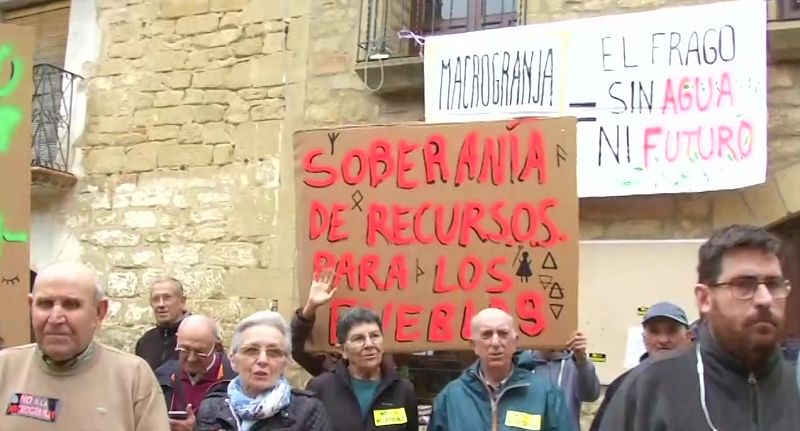 El temor de los vecinos de un pueblo de Zaragoza a quedarse sin agua por el proyecto de una macrogranja 
