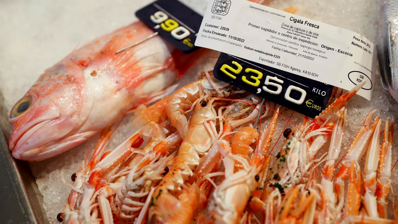 La compra del productos frescos cae un 3,2% de cara a la temporada navideña y los clientes prefieren comprar de forma anticipada y congelar.