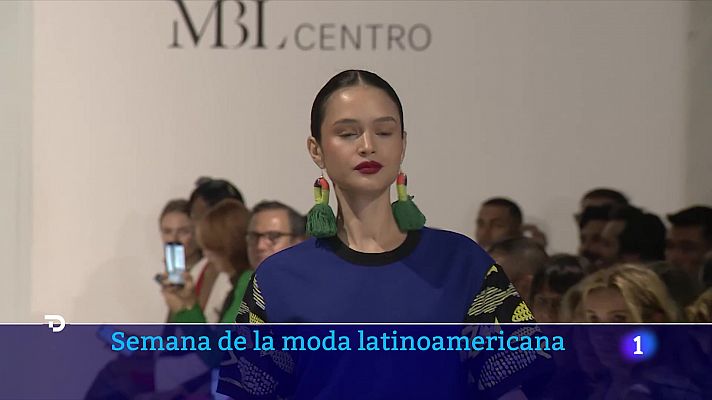 Telediario 1 - Contrastes, mucho color y raíces comunes para la Fashion Week LATAM celebrada en Madrid