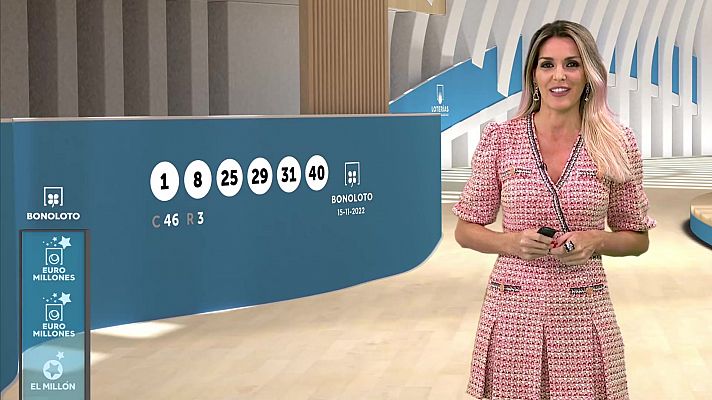 Loterías - Sorteo de la Bonoloto y Euromillones del 15/11/2022