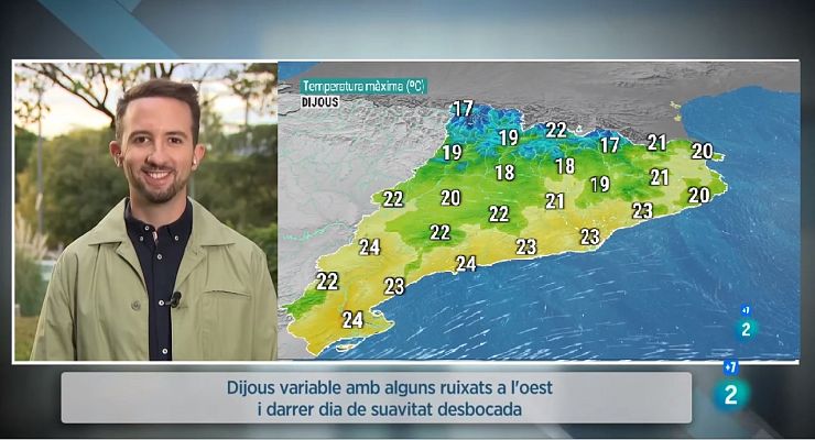 El temps - Darrer dia suau a l'espera de fred, neu, ruixats i vent