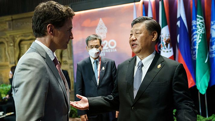 Xi abronca a Trudeau por filtrar una reunión