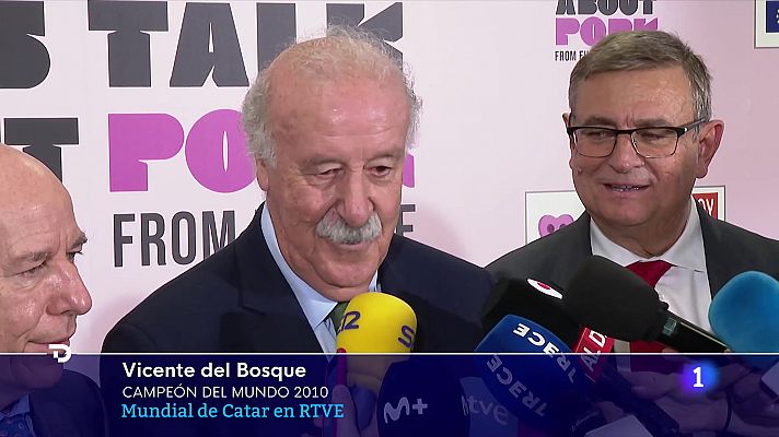 Telediario 1 - Del Bosque: "Tenemos un buen seleccionador y buenos jugadores"