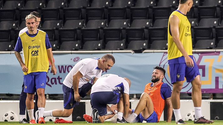 Las lesiones preocupan en Francia antes de empezar el Mundial        