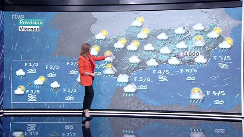 Intervalos de viento fuerte en el litoral del Cantábrico y en puntos del área de Levante y del sureste peninsular - ver ahora