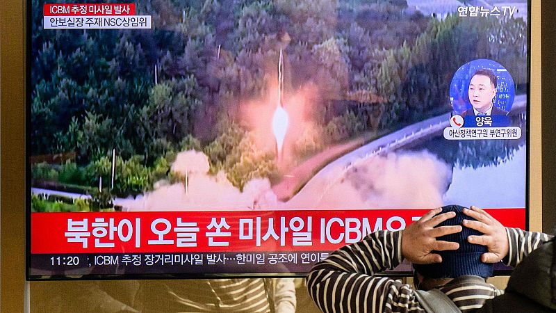 Corea del Norte lanza un supuesto misil balístico intercontinental al mar del Este - Ver ahora
