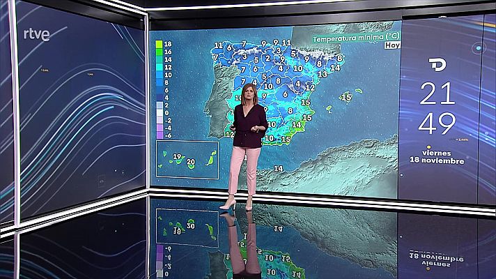 El tiempo - Cota de nieve por debajo de 1500 m en las cordilleras del centro y norte peninsular