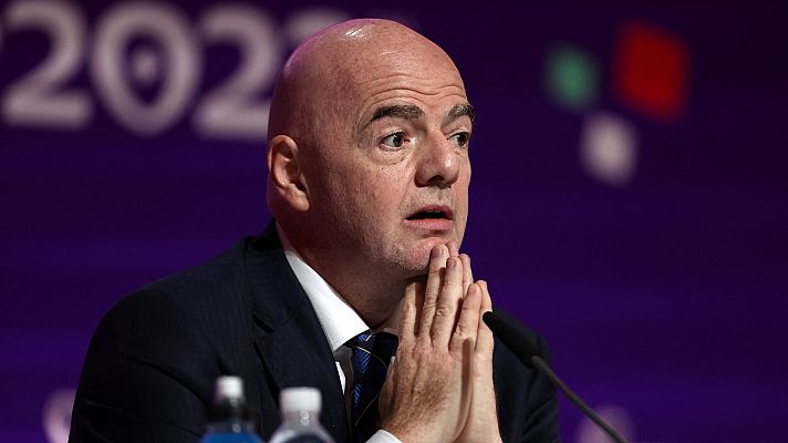 Infantino critica la "doble moral" de occidente