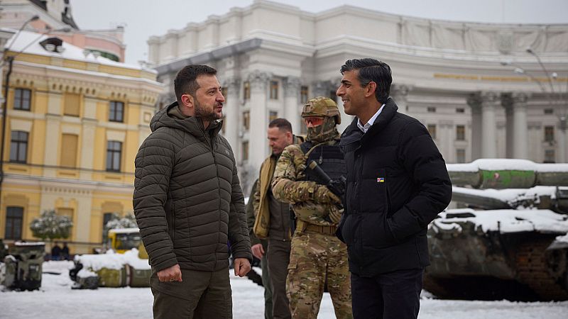 Sunak anuncia en Kiev más ayuda militar y humanitaria a Ucrania