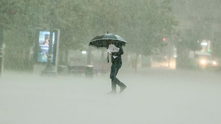 La semana comienza con viento muy fuerte y lluvias en amplias zonas del país