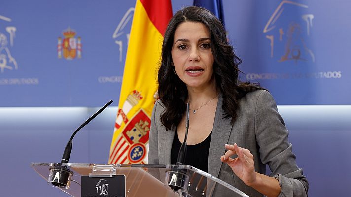 La hora de La 1 - Arrimadas critica el "error garrafal" del Gobierno en la ley 'solo sí es sí': "Tiene que reconocerlo y corregirlo"