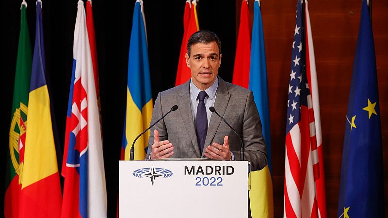 Sánchez defiende la "firmeza y unidad" de la OTAN para "el restablecimiento de la paz" en Ucrania
