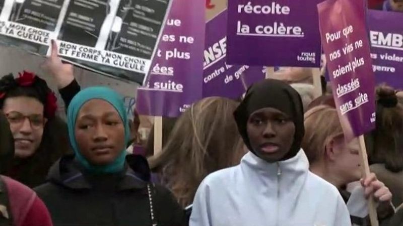 Protestas en Francia por el elevado número de feminicidios en el país