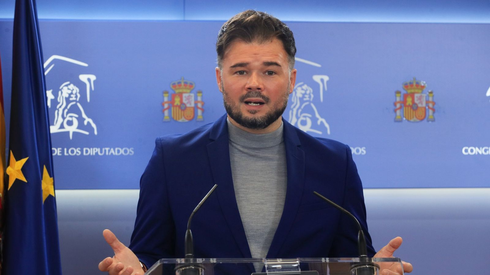 La hora de La 1: Rufián defiende la ley del 'solo sí es sí' y critica la "cacería" contra Igualdad: "No vamos a participar en esta sobreactuación" | RTVE Play