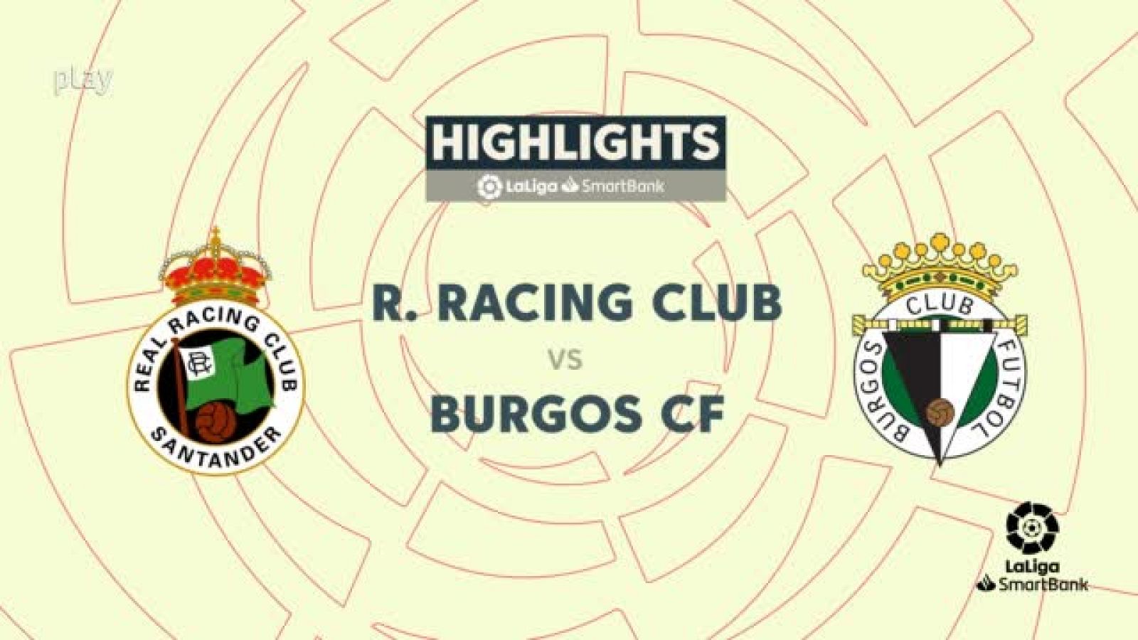 Racing-Burgos: resumen del partido, 16ª jornada - ver ahora