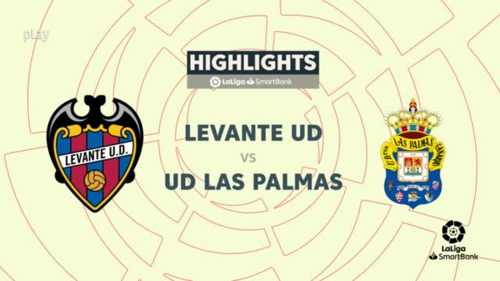 Levante-Las Palmas: resumen del partido, 16ª jornada