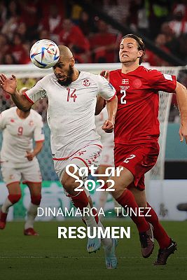 Resúmenes Copa Mundial de la FIFA Catar 2022 - Dinamarca - Túnez: resumen y resultado
