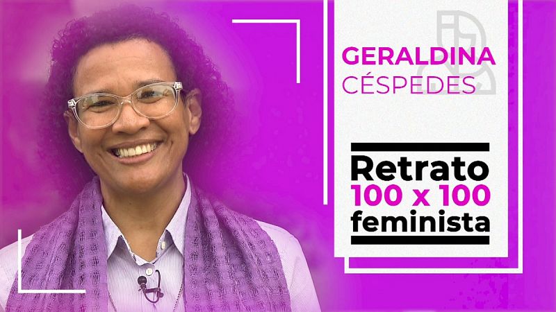 Retrato 100x100 feminista: Geraldina Céspedes