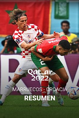 Resúmenes Copa Mundial de la FIFA Catar 2022 - Marruecos - Croacia: resumen y resultado