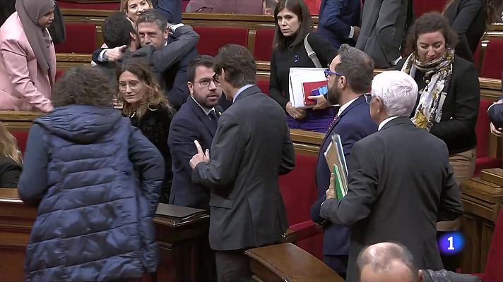 L'Informatiu - Aragonès ja mostra obertament la predisposició a negociar amb els socialistes