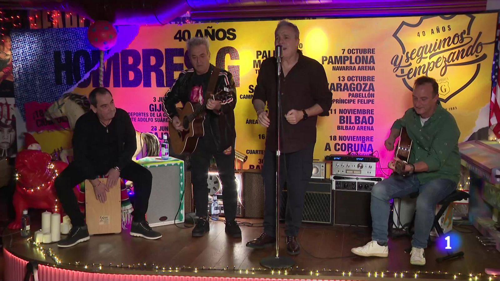 Los Hombres G celebran sus 40 años sobre los escenarios con una gira mundial | Ver