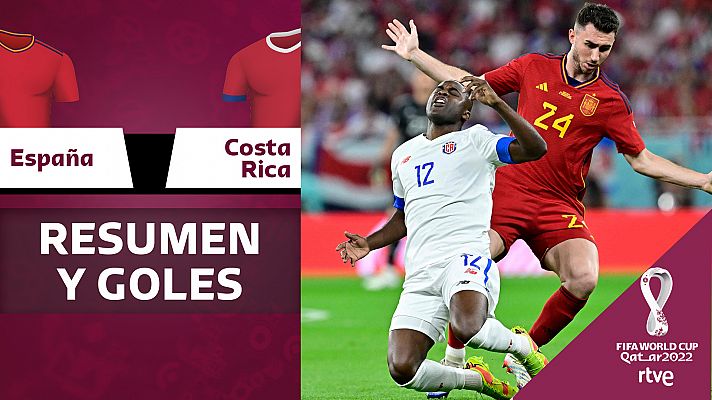 España - Costa Rica: resumen y goles